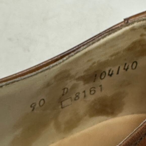 VERY GOOD Cole Haan Oxford Wingtip Cap Toe Bal Brogue Brown Made in USA 9 main image 5